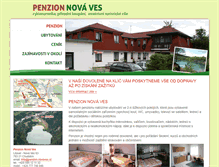 Tablet Screenshot of penzion-novaves.cz